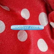 Ткань Трикотаж люрекс горох